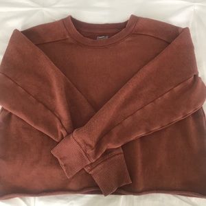 aerie cropped sweatshirt